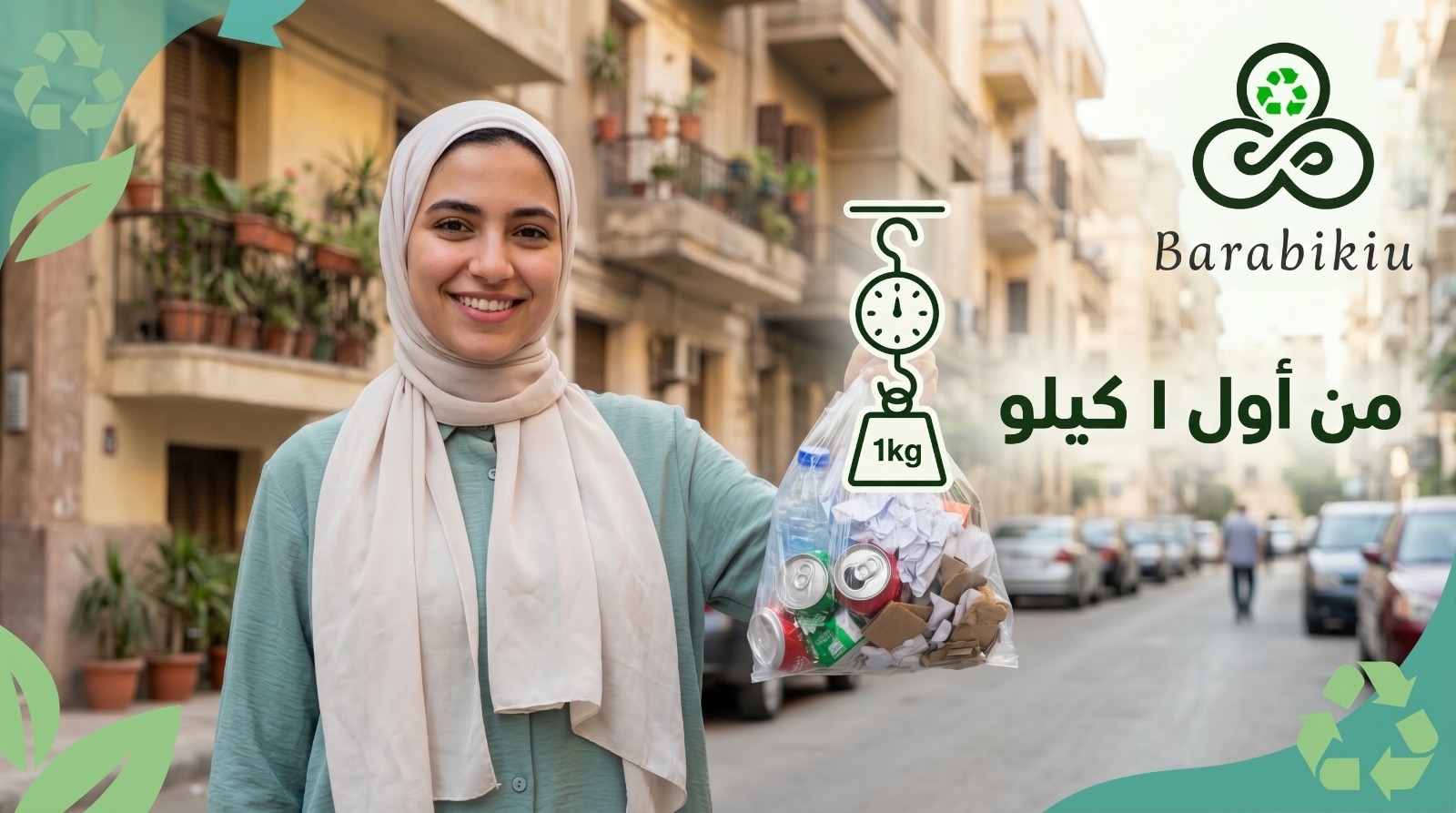 وزن المخلفات بالكيلو